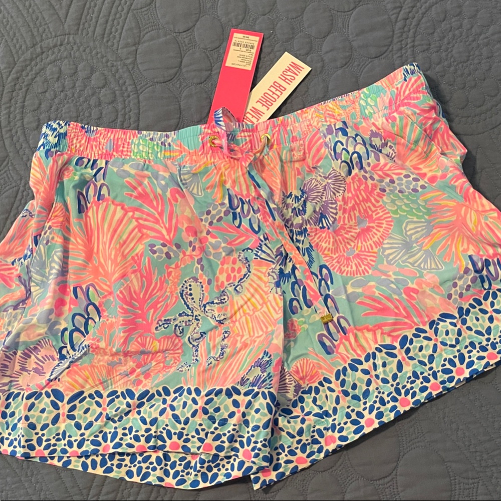 Lilly Pulitzer Colorful Katia mid-rise shorts